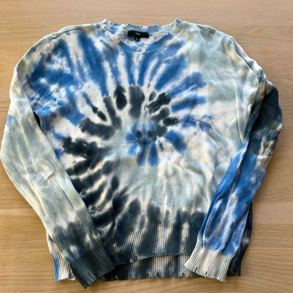 Excellent quality tie dye sweater